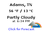 Click for Adams, Tennessee Forecast