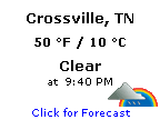 Click for Crossville, Tennessee Forecast