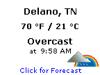 Click for Delano, Tennessee Forecast