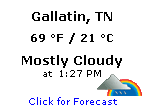 Click for Gallatin, Tennessee Forecast
