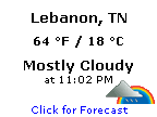 Click for Lebanon, Tennessee Forecast