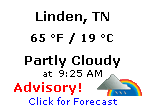 Click for Linden, Tennessee Forecast