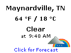 Click for Maynardville, Tennessee Forecast