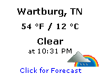 Click for Wartburg, Tennessee Forecast