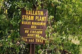 gallatin steam plant sign