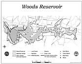 Woods Reservoir Blind Map